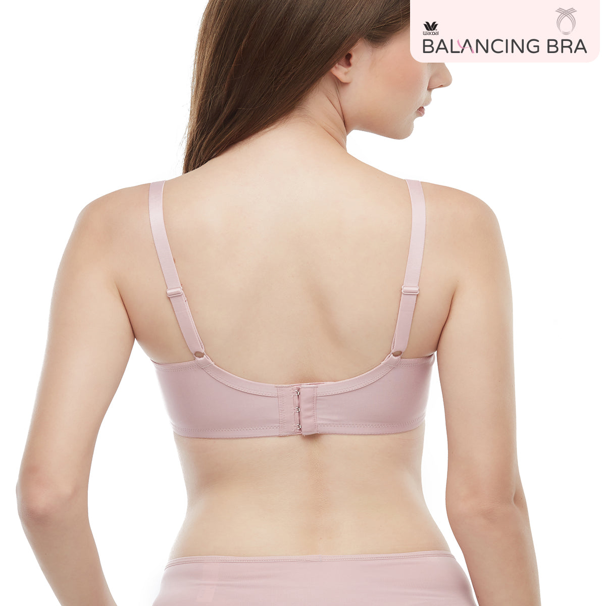 Wacoal Balancing Bra รุ่น WXB512 สีชมพูกุหลาบป่า (WR)