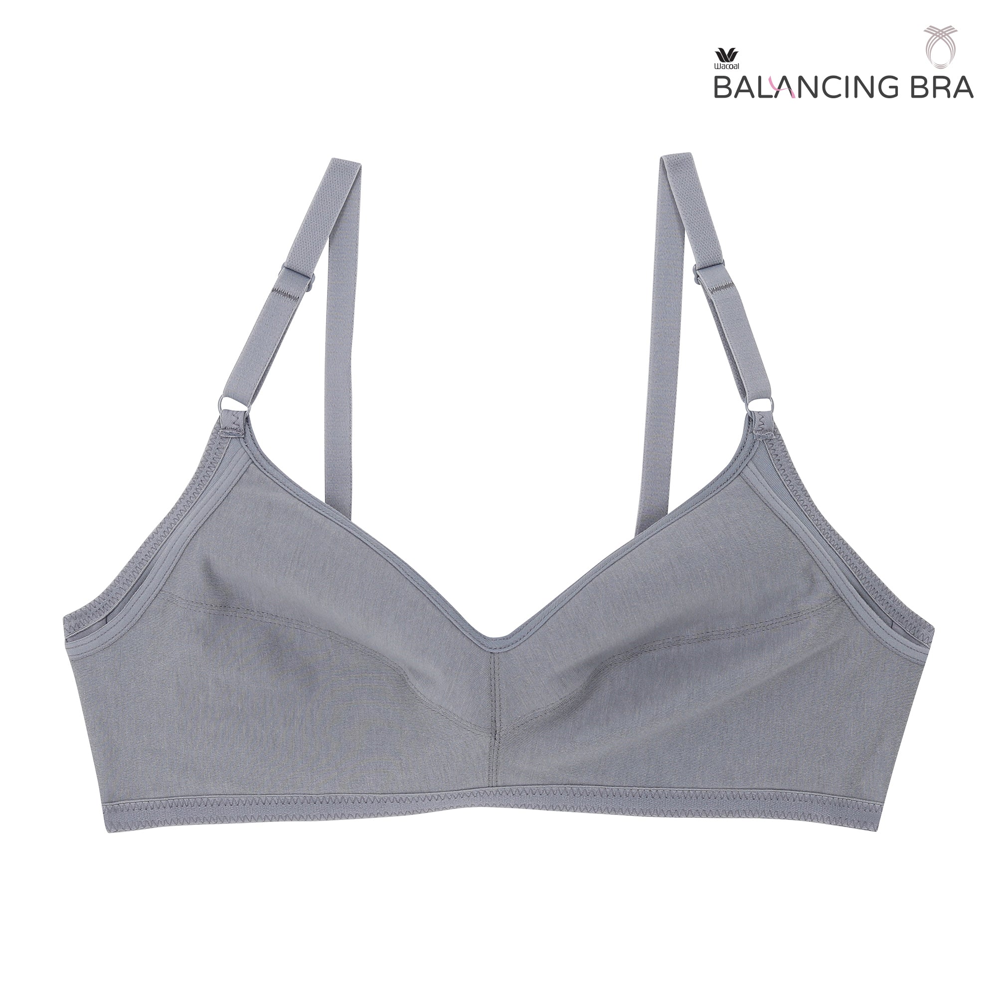 Wacoal Balancing Bra บราสำหรับใส่เต้านมเทียม รุ่น WXB515 สีเทา (GY)