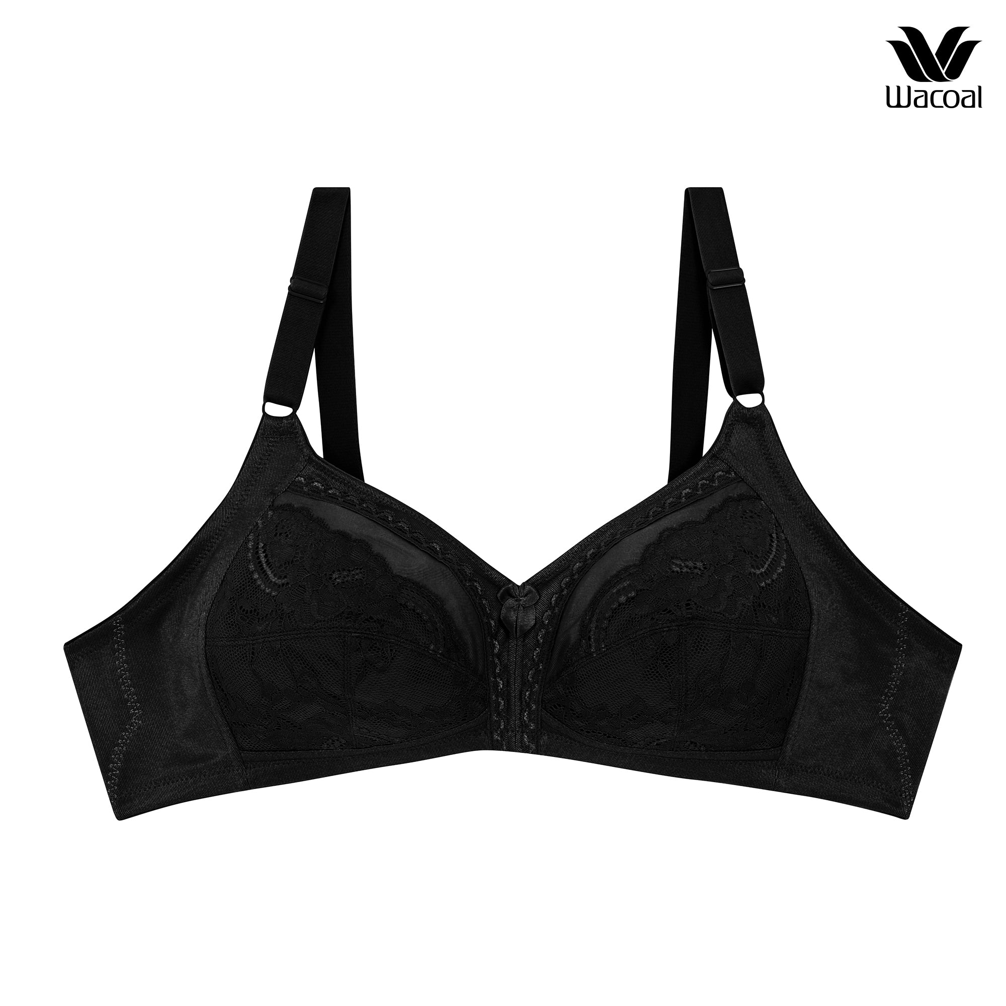 Wacoal Curve Diva บราไซซ์ใหญ่สำหรับสาวพลัสไซซ์ รุ่น WXQ103 สีดำ (BL)