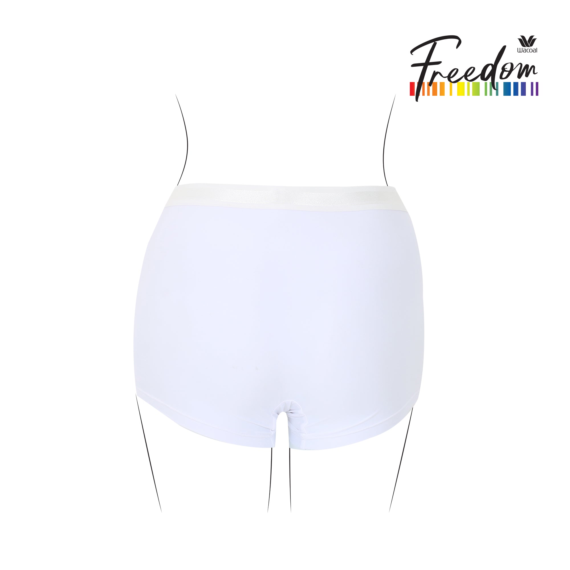 Wacoal FREEDOM กางเกงใน แบบBoxer Briefs รุ่น WXU201 สีขาว (WH)