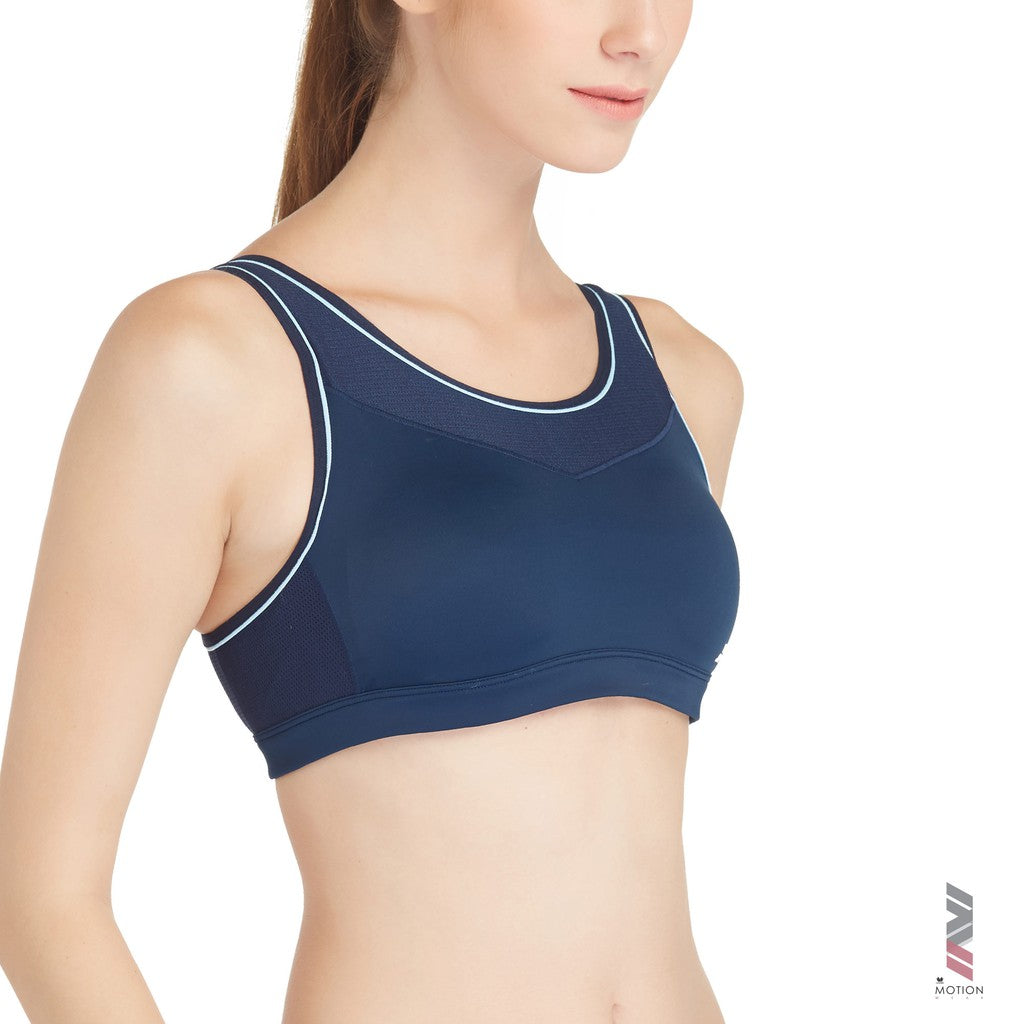 วาโก้บราสำหรับออกกำลังกาย Outer to Wear Motion Wear รุ่น WR1501 สีน้ำเงิน (BU)