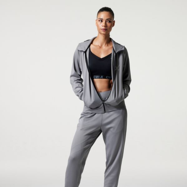 CW-X Jacket Unisex เสื้อแจ็คเก็ต ผู้ชายและผู้หญิง รุ่น IC6291 สีเทา (GY)