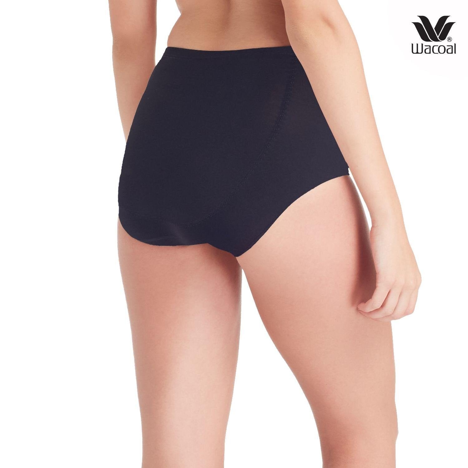 Wacoal U-fit Extra กางเกงในไม่เข้าวินกระชับหน้าท้อง รูปแบบเต็มตัว set 5 ชิ้น รุ่น WU4F38 คละสี (สีดำ2-สีเบจ2-สีน้ำตาล1)