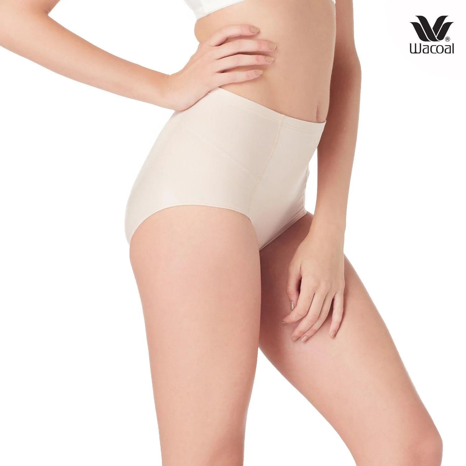 Wacoal U-fit Extra กางเกงในไม่เข้าวินกระชับหน้าท้อง รูปแบบเต็มตัว set 3 ชิ้น รุ่น WU4T38 คละสี (สีดำ-สีเนื้อ-สีน้ำตาลไหม้)