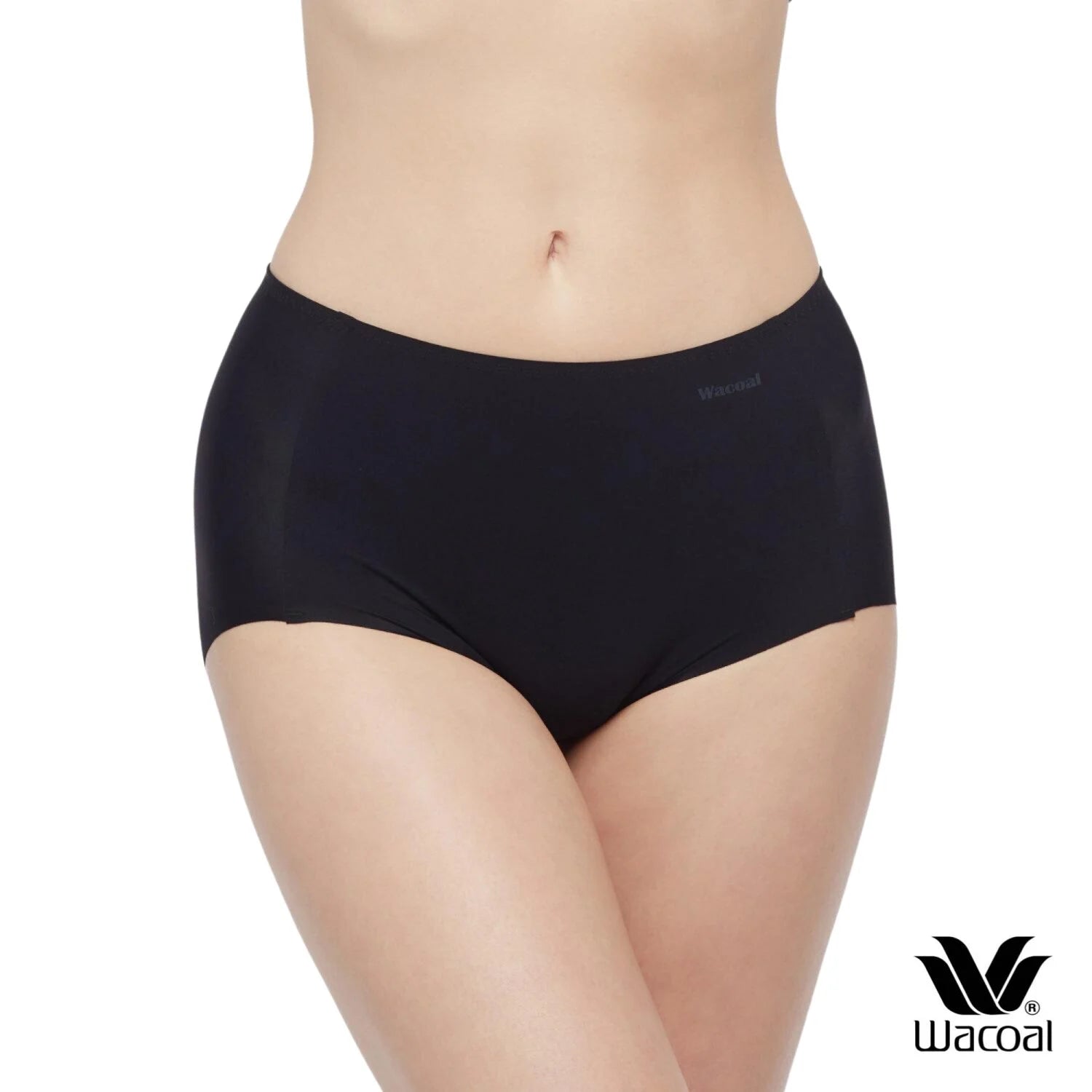 Wacoal Oh my nudes panty กางเกงในไร้ขอบ เนียนเรียบ รูปแบบเต็มตัว Set 3 ชิ้น รุ่น WU4T99 คละสี (สีเบจ-สีดำ-สีเทา)