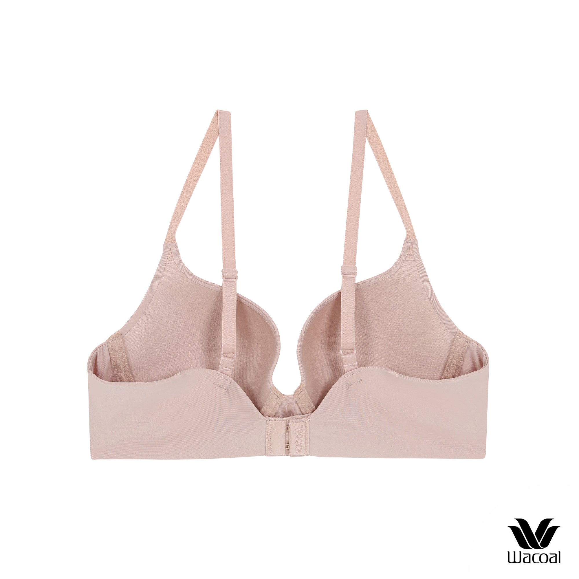 Wacoal Seamless Bra วาโก้บรามีโครง เสริมฟองน้ำบาง 8 มม. รุ่น WB5P32 สีเบจ (BE)