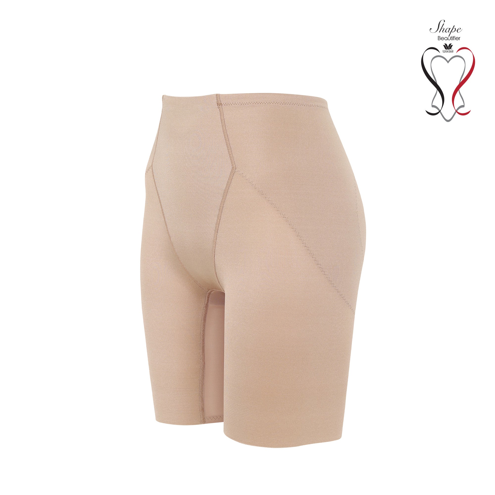 Wacoal Shapewear STAY กางเกงเก็บกระชับหน้าท้อง สะโพก และต้นขา รุ่น WG4129 สีโอวัลติน (OT)