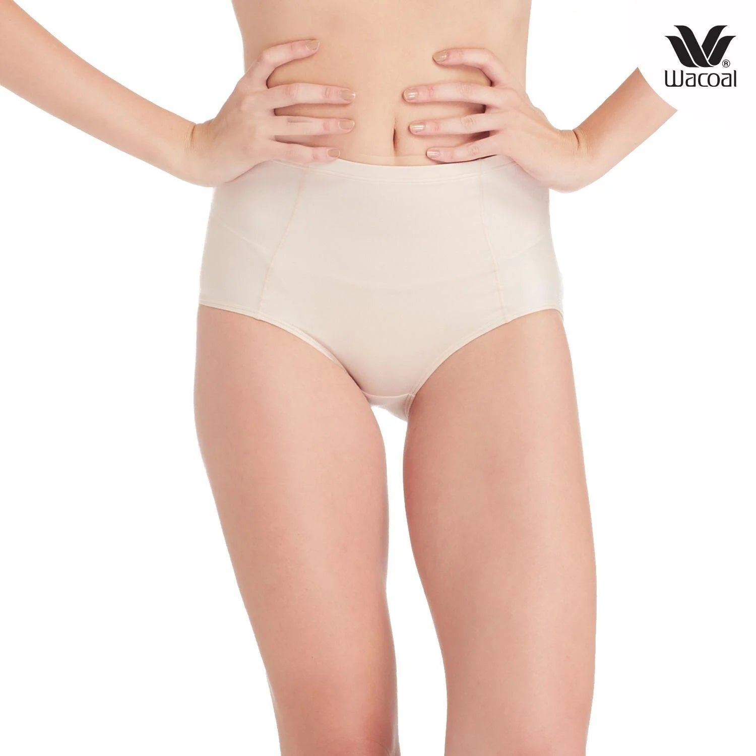 Wacoal U-fit Extra กางเกงในไม่เข้าวินกระชับหน้าท้อง รูปแบบเต็มตัว set 3 ชิ้น รุ่น WU4T38 คละสี (สีดำ-สีเนื้อ-สีน้ำตาลไหม้)