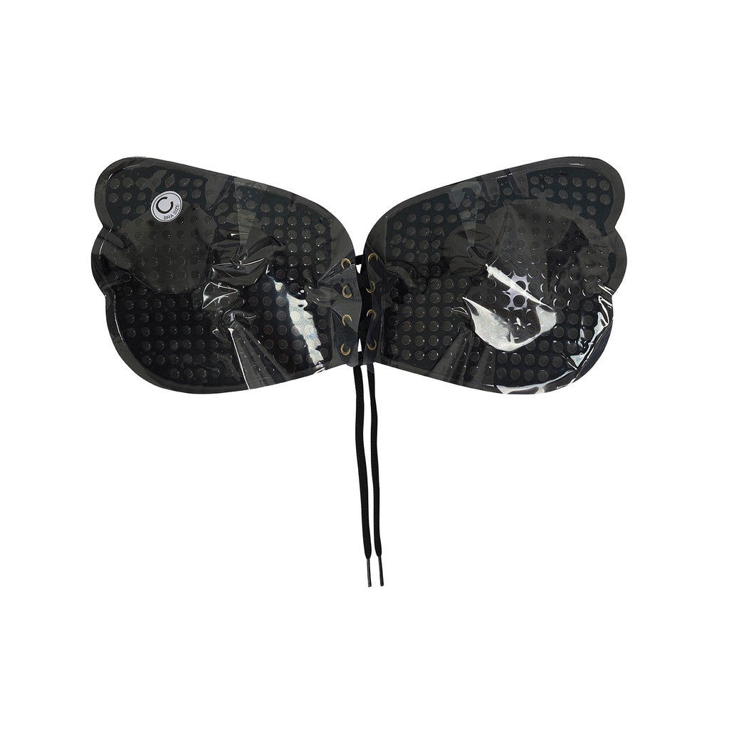Wacoal Mood Accessories บราปีกนกแบบมีเชือกรูด (V-Push Wing Bra with String) รุ่น MM9057 สีดำ (BL)