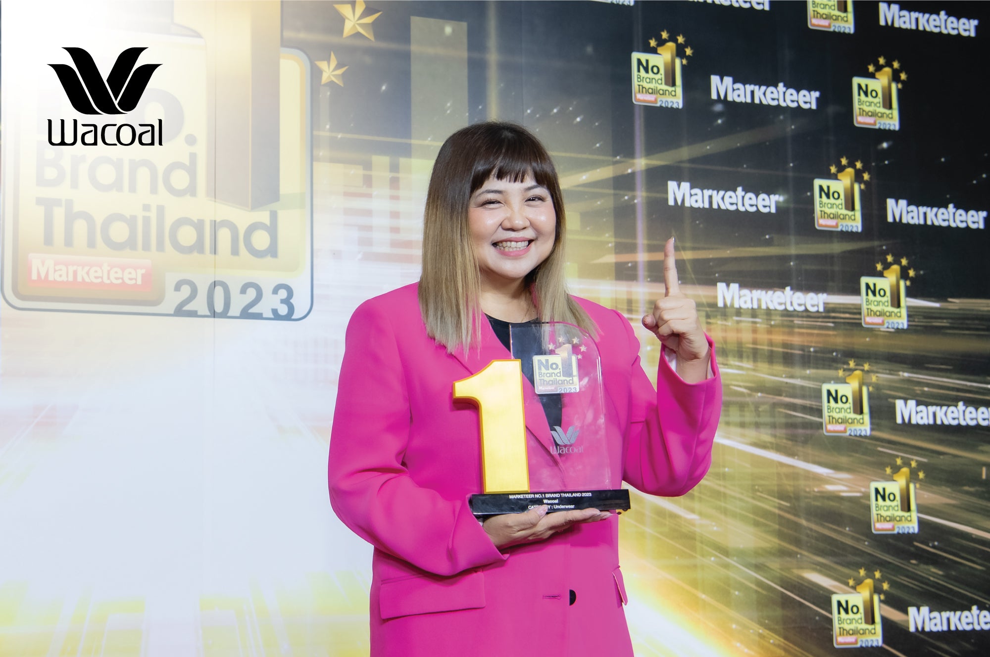 วาโก้ ครองแชมป์ชุดชั้นในอันดับ 1 ถึง 12 ปีซ้อน กับรางวัล Marketeer No.1 Brand Thailand 2023