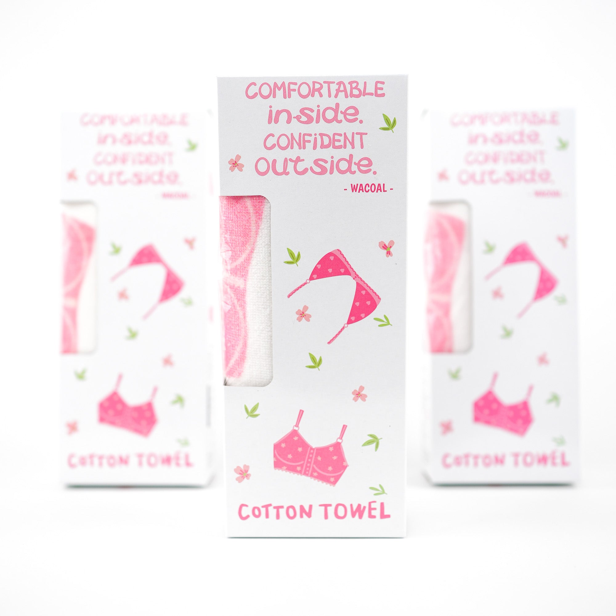 Wacoal Cotton Candy Towel ผ้าขนหนูเช็ดผม รุ่น WW120500 สีชมพู (PI)