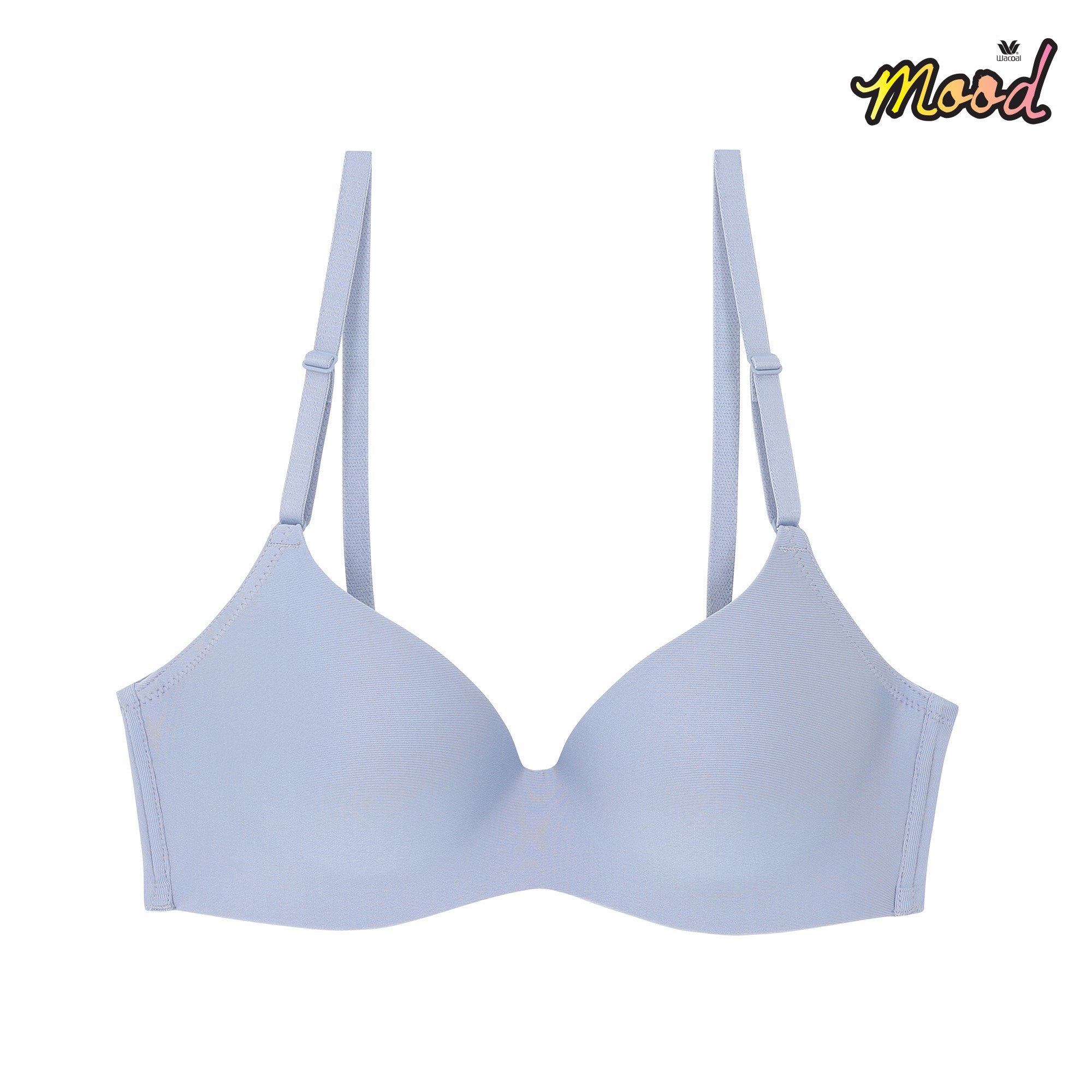 Wacoal Mood Travel Bra บราม้วนได้ ไร้โครง รุ่น MM1243 สีเทา (GY)