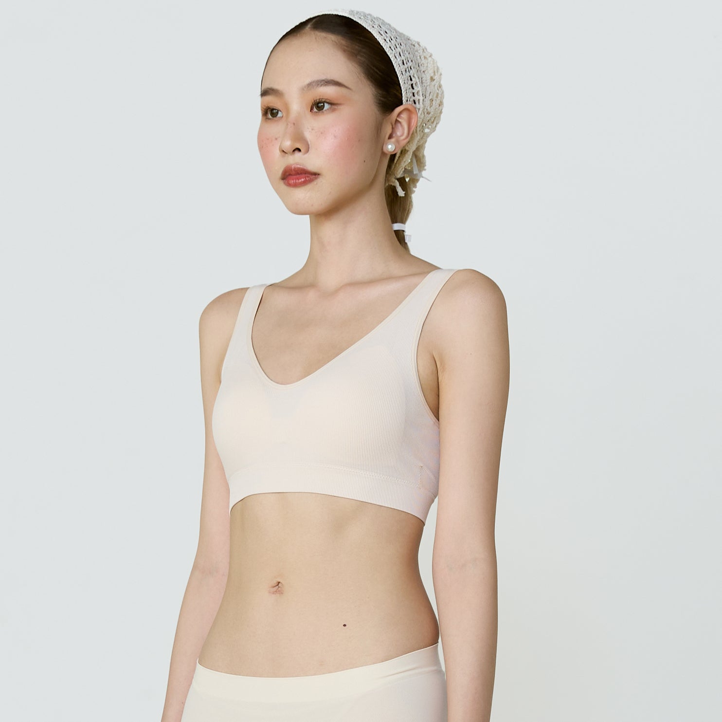 Wacoal Mood Smart Size ชุดชั้นในวัยรุ่น ทรงสปอร์ต รุ่น MM1X93 สีไข่ไก่ (CB)