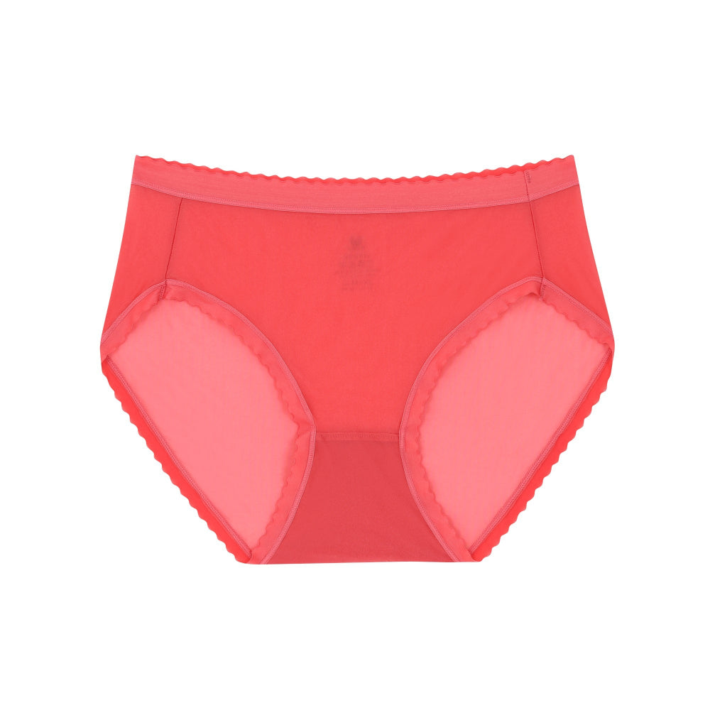 Wacoal Palette Panties กางเกงใน See-Through รุ่น MUMP01 สีชมพูอมแดง (RP)