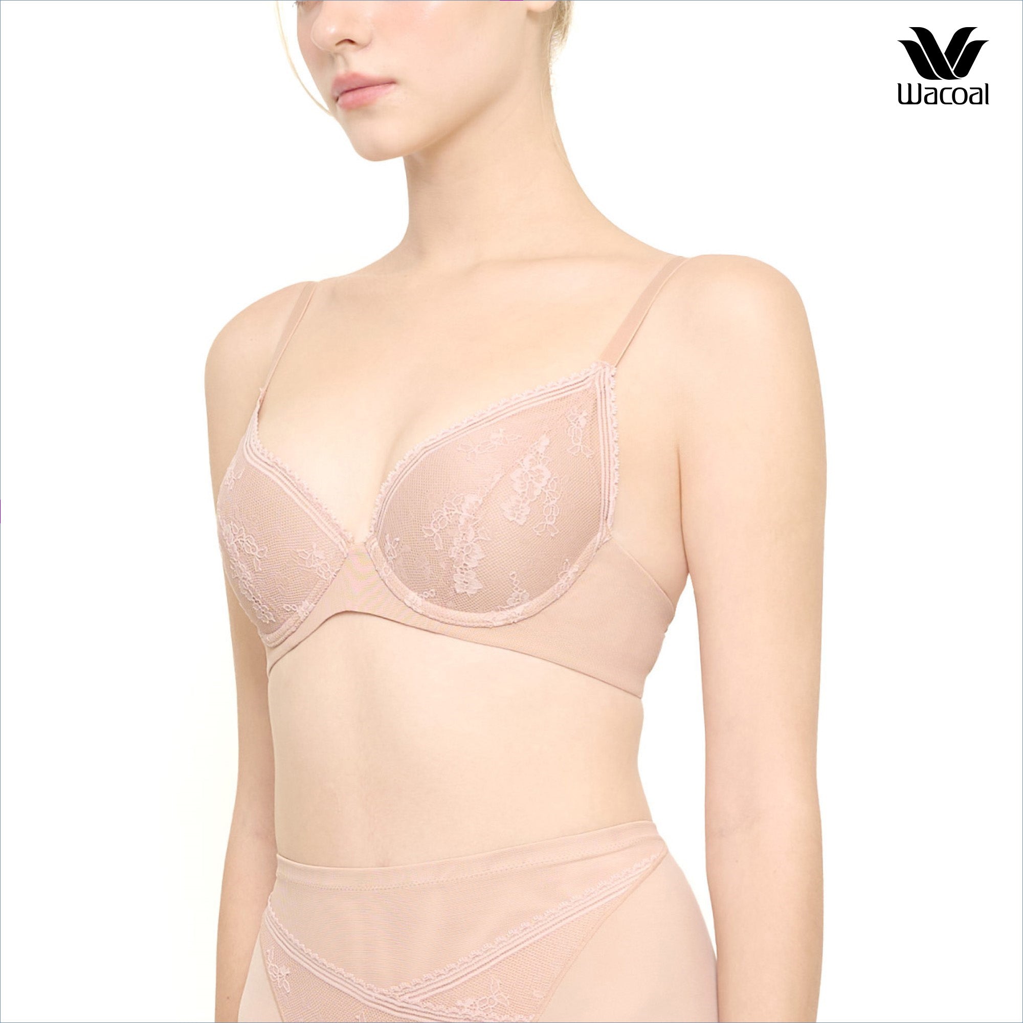 Wacoal Cool Innovation บรามีโครง ฟองน้ำบาง 10 มิล รุ่น WB5P92 สีเบจ (BE)