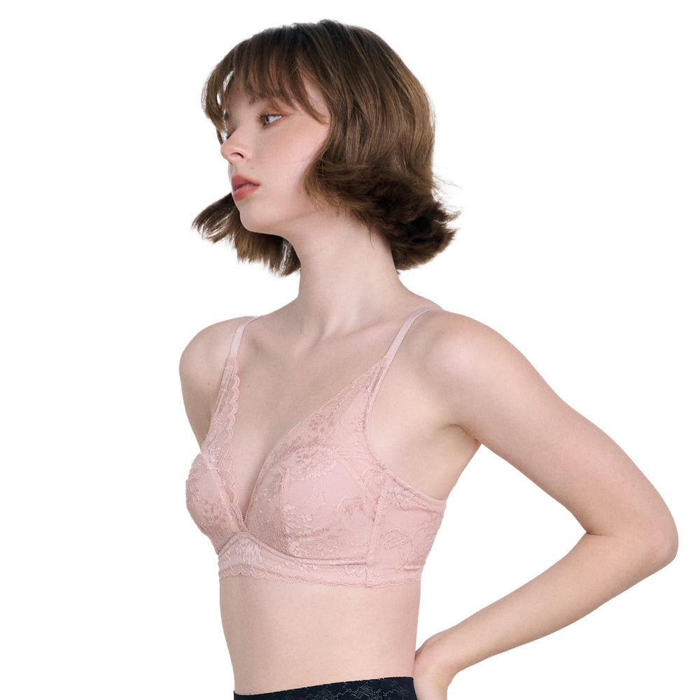 WacoalxPhannapast บราไร้โครงใส่สบาย ฟองน้ำนุ่ม รุ่น WB5X65 สีเนื้ออมส้ม (OR)