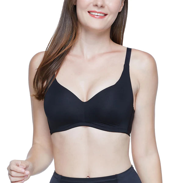 Wacoal Curve Diva บราเก็บกระชับ สาวคัพใหญ่ รุ่น WB7525 สีดำ (BL)