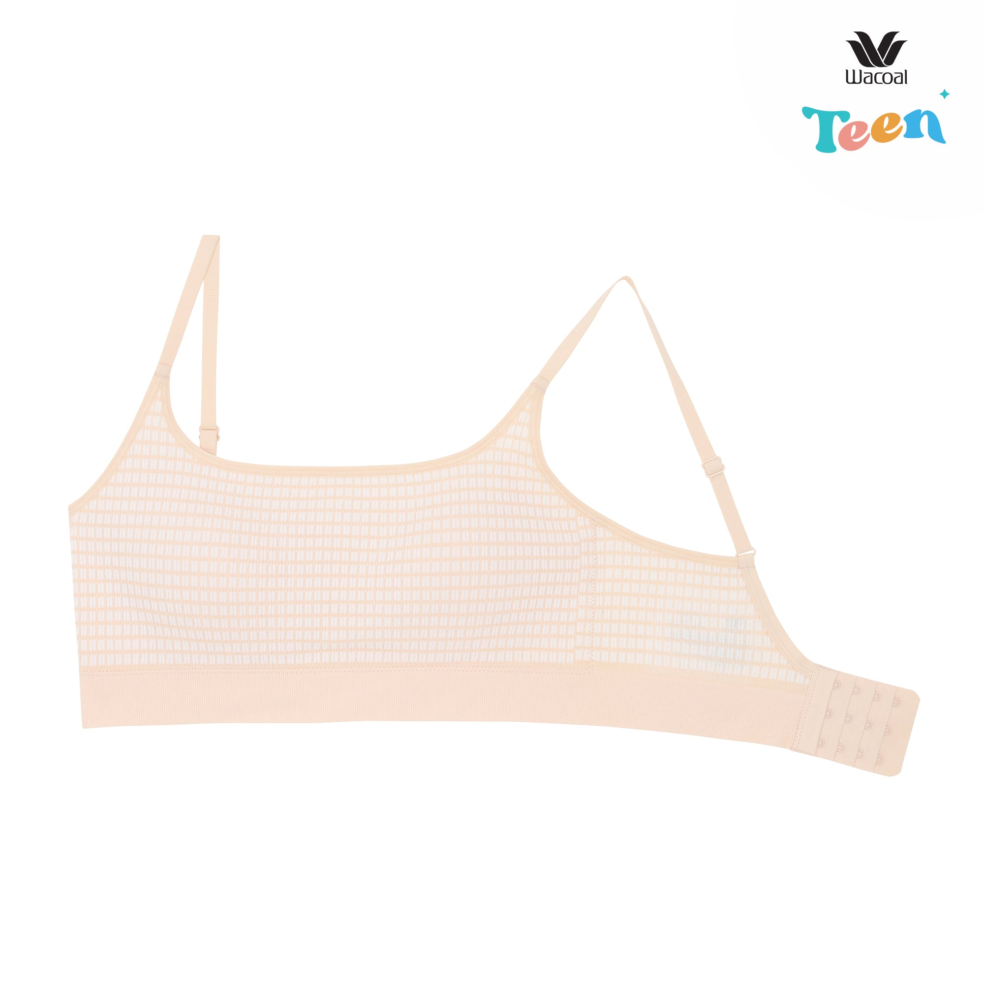 Wacoal Teen ชุดชั้นในสำหรับวัยใส บราไร้โครง รุ่น WBT119 สีเบจ (BE)