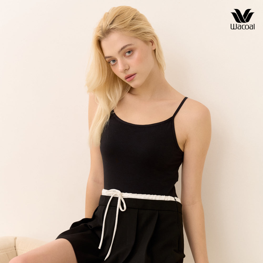 Wacoal เสื้อกล้ามเสริมบรา Bra Top รุ่น WH4A02 สีดำ (BL)