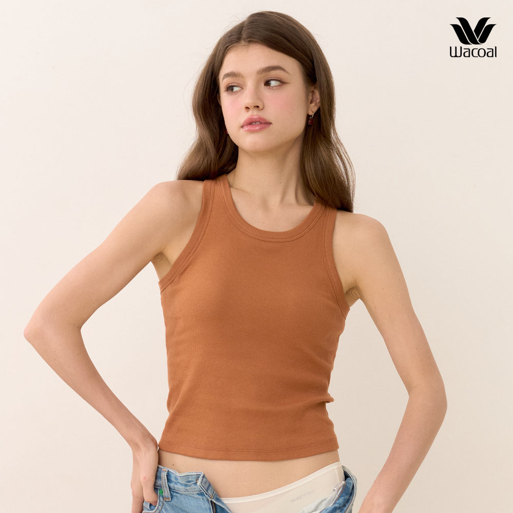 Wacoal เสื้อกล้ามเสริมบรา Bra Top รุ่น WH4A06 สีน้ำตาล (BR)
