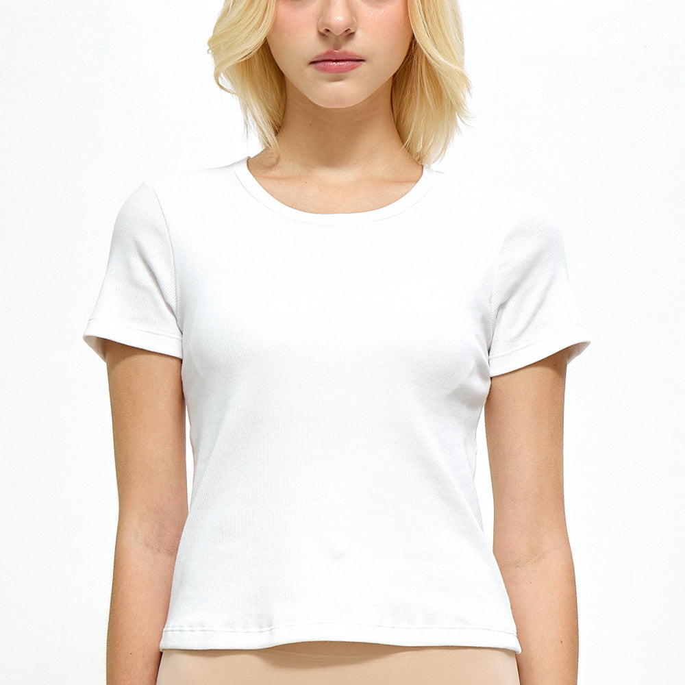 Wacoal เสื้อยืดเสริมบรา Bra Top รุ่น WH4A07 สีขาว (WH)