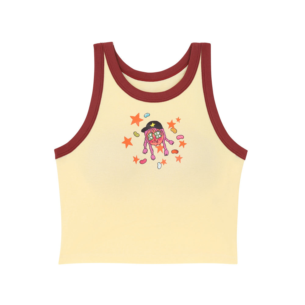 Wacoal X Milly & Mercy เสื้อกล้ามมีบรา รุ่น WH4N17 สีเหลือง (YE)