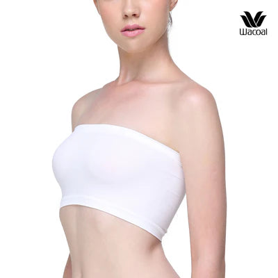 Wacoal Lingerie Seamless Bra วาโก้ บราเกาะอก รูปแบบตัวสั้น รุ่น WH9793 สีขาว (WH)