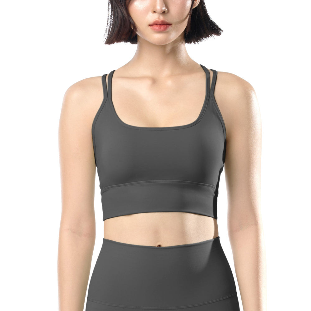 Wacoal Motion Wear บราสำหรับออกกำลังกาย In to Out รุ่น WR3213 สีเทา (DG)