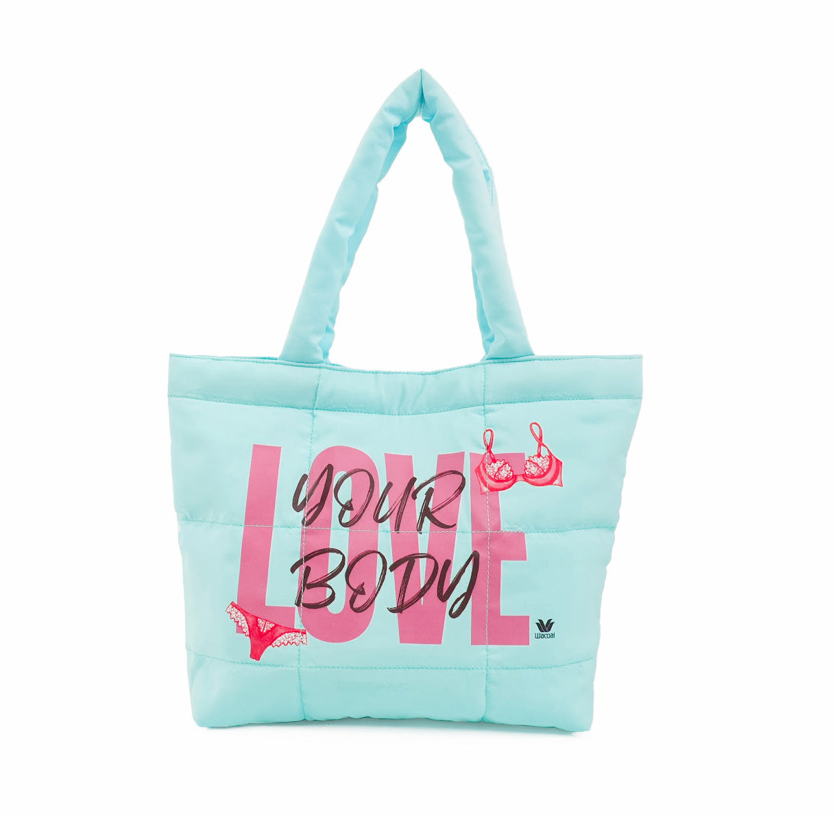 Wacoal Love your body fluffy bag รุ่น WW1605 สีฟ้า (PE)