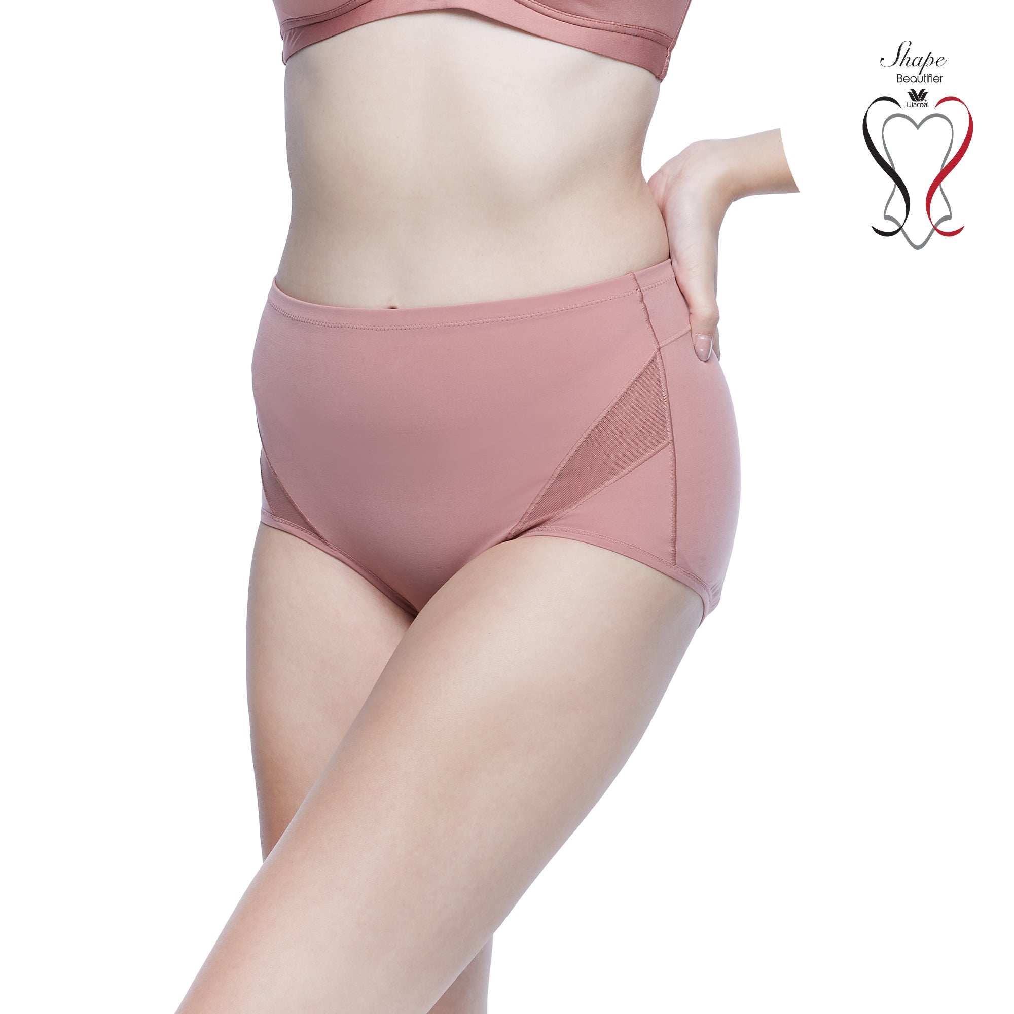 Wacoal Curve Diva บราเก็บกระชับสาวคัพใหญ่ รุ่น WB7540 ( เข้าคู่กางเกงรุ่น WY1181 ) สีส้มอมน้ำตาล (PO)