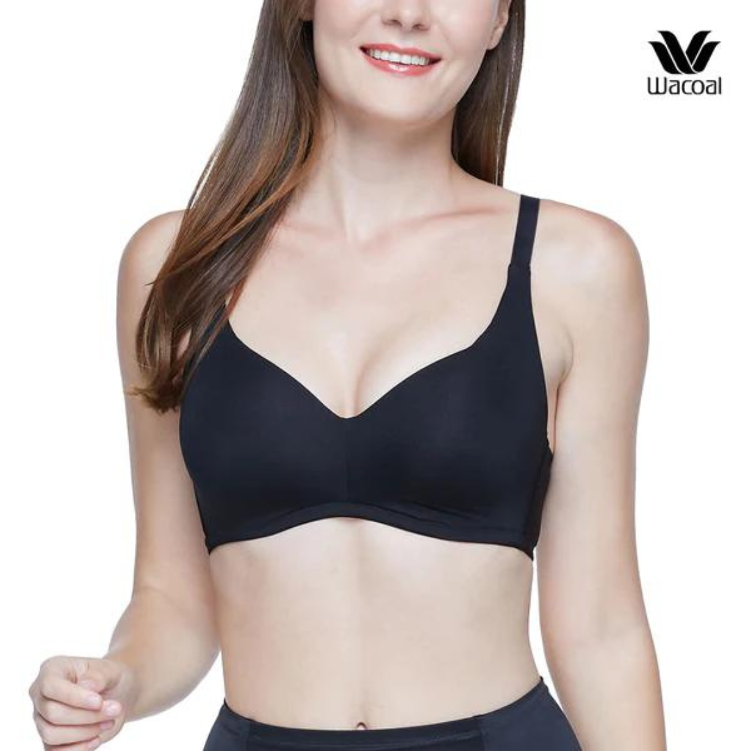Wacoal Curve Diva บราเก็บกระชับ สาวคัพใหญ่ รุ่น WB7525 สีดำ (BL)