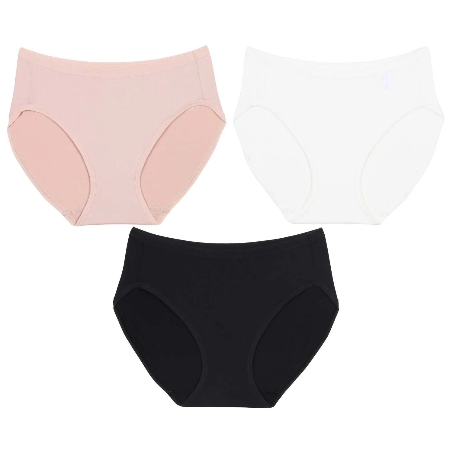 Wacoal Panty pack กางเกงในใส่สบาย รูปแบบบิกินี่ set 3 ชิ้น รุ่น WU1T34 คละสี (สีเบจ-สีดำ-สีครีม)