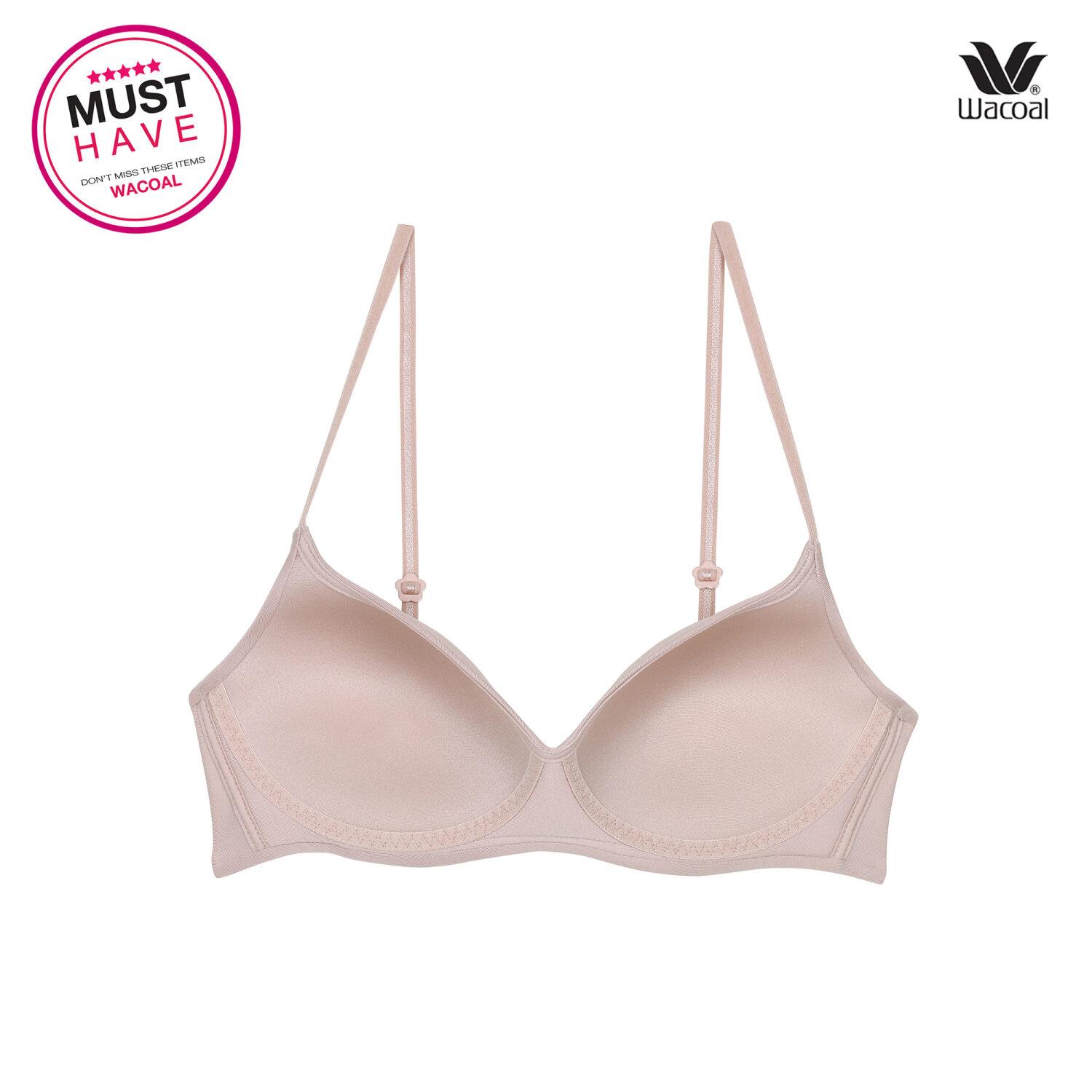 Wacoal Wireless bra บราไร้โครง กระชับทรงสวย รุ่น WB3A14 สีเบจ (BE)