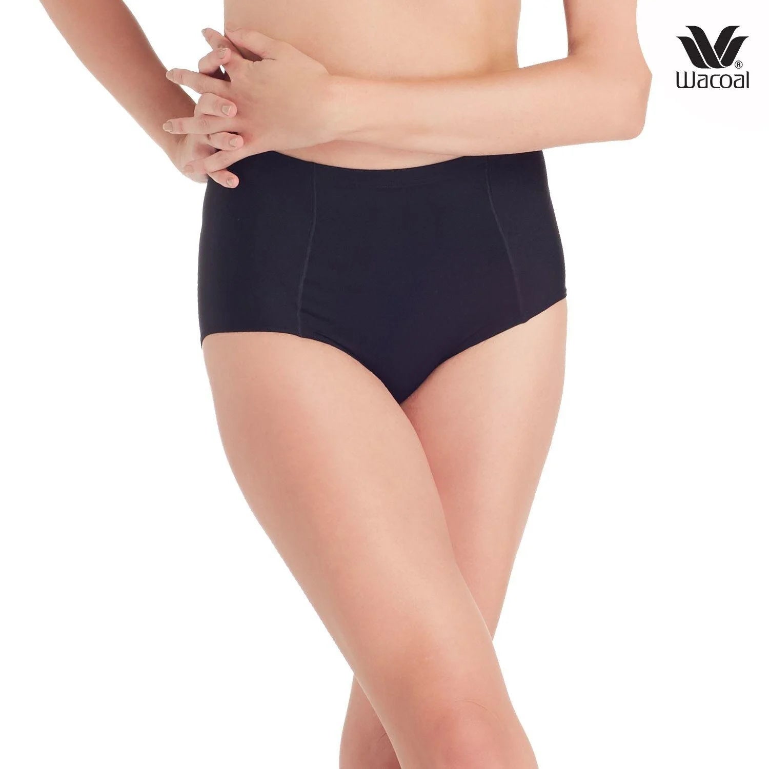 Wacoal U-fit Extra กางเกงในไม่เข้าวินกระชับหน้าท้อง รูปแบบเต็มตัว set 3 ชิ้น รุ่น WU4T38 คละสี (สีดำ-สีเนื้อ-สีน้ำตาลไหม้)